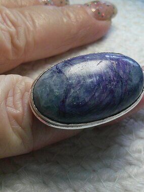 Beautiful BLUE KYANITE Handmade Sterling 925 Ring Size 6.75 #616E